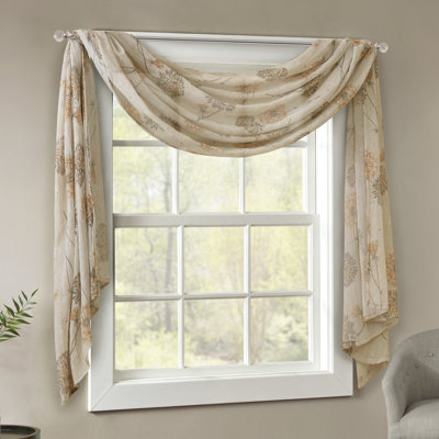 120 Inch Window Scarf Curtains Amp Drapes You Ll Love In